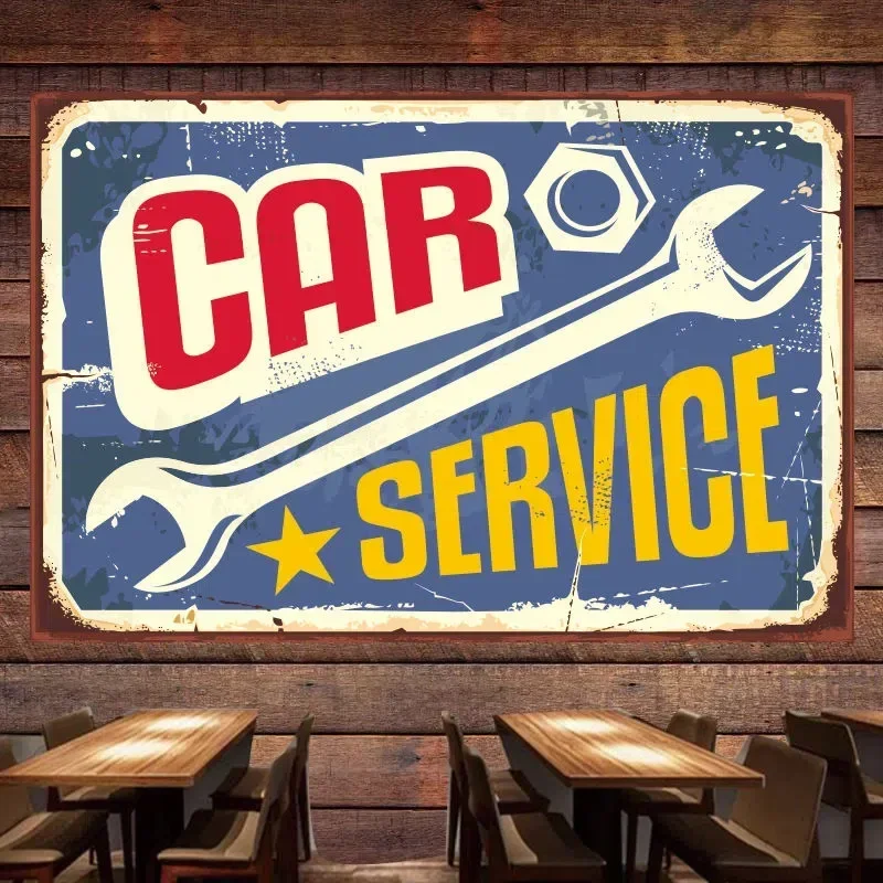 Auto Repair Shop Banners - CAR SERVICE Wall Decor Banner Wall