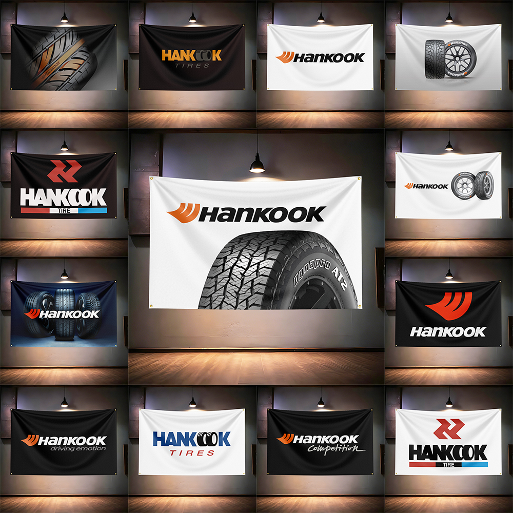 Han-kooks Tires Flag 3x5ft 90x - Auto Repair Shop Banners avis et prix