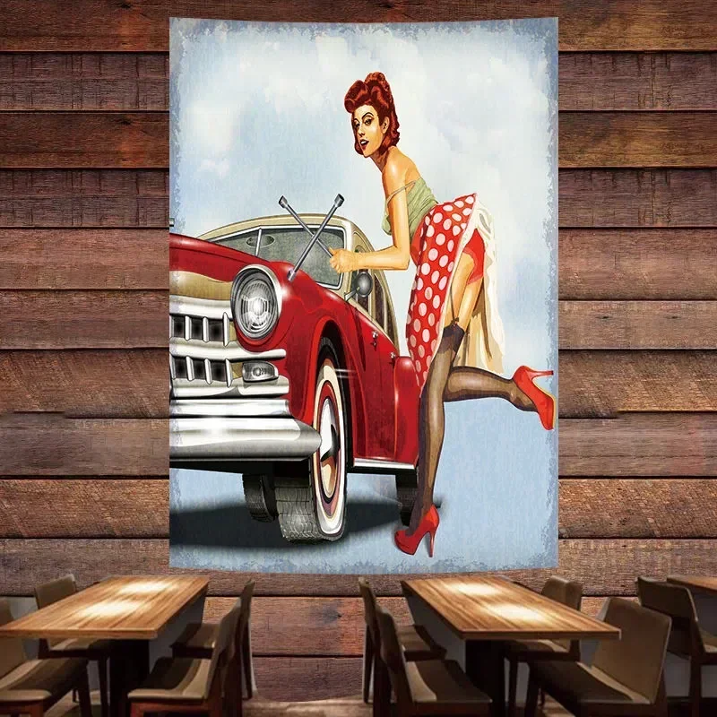 Vintage Car Repair Service Pos - Auto Repair Shop Banners avis et prix