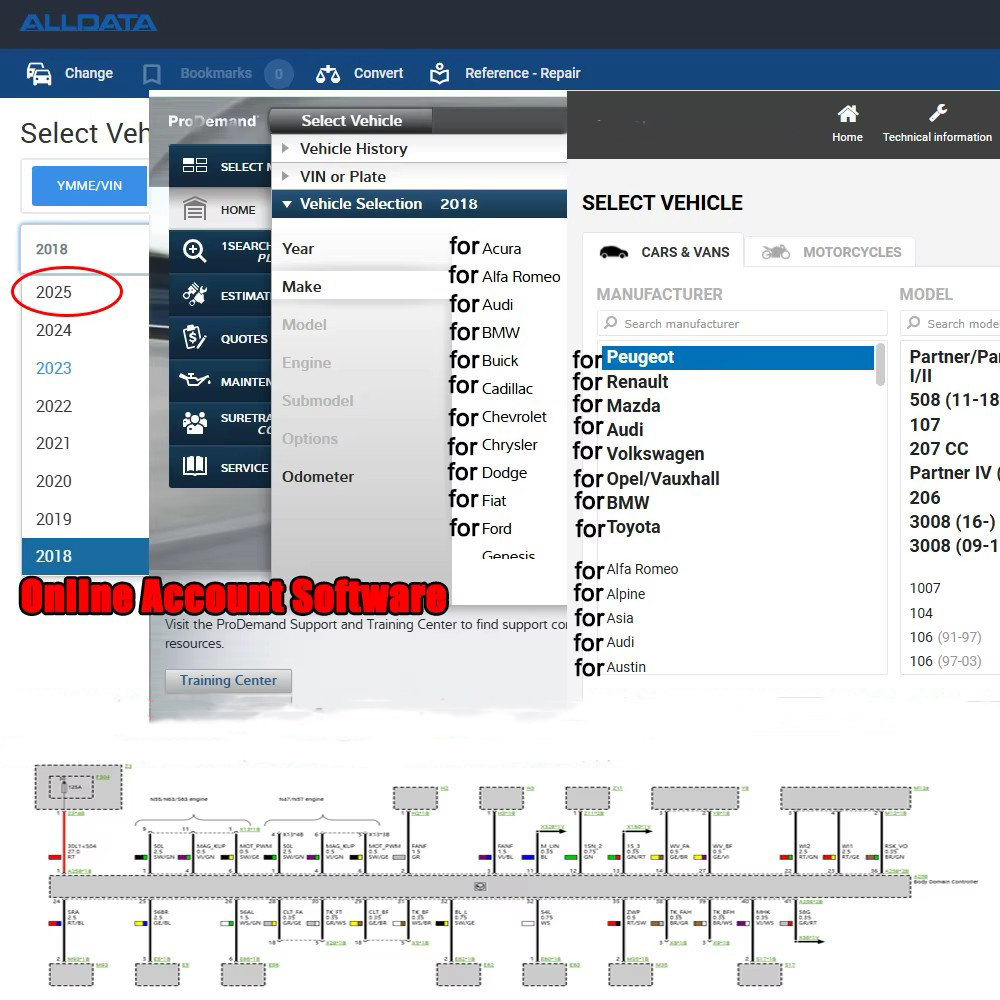 2026 Alldata Software Online H - Auto Repair Shop Equipment avis et prix