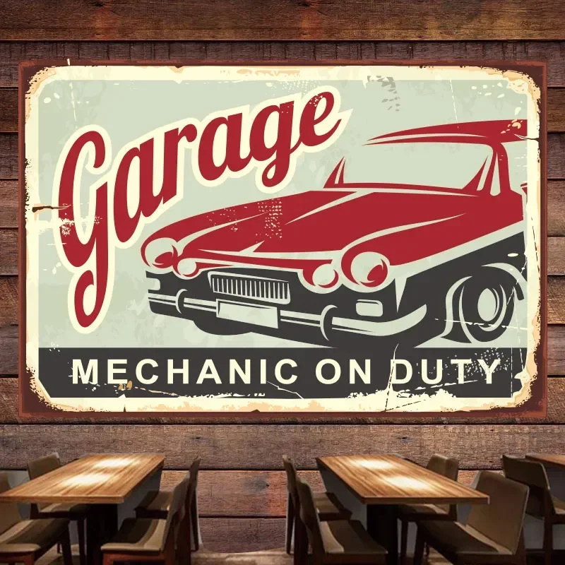 MECHANIC ON DUTY Vintage Cars  - Auto Repair Shop Banners avis et prix
