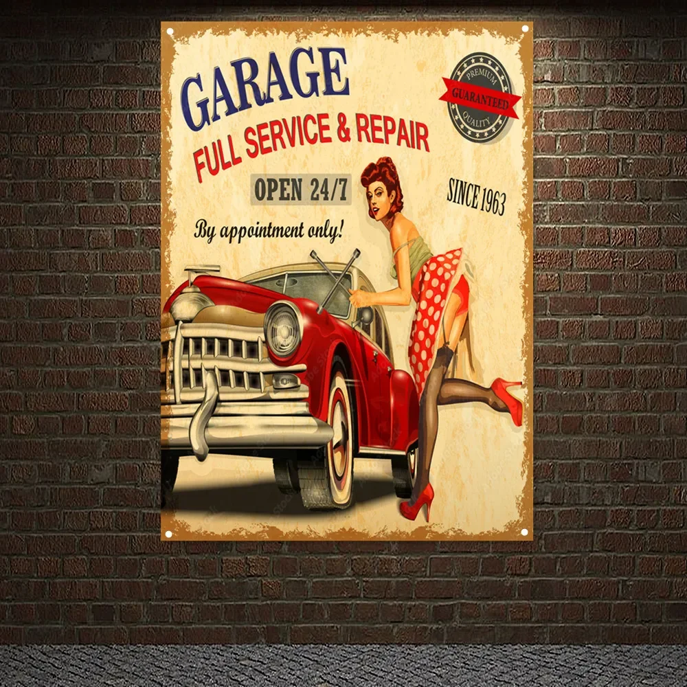Vintage CAR Full SERVICE & REP - Auto Repair Shop Banners avis et prix