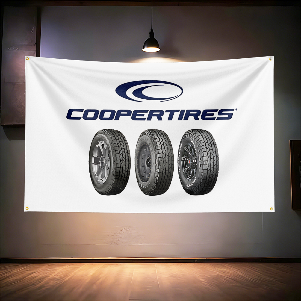 Coop-ers Tires Flag 3x5ft 90x1 - Auto Repair Shop Banners avis et prix