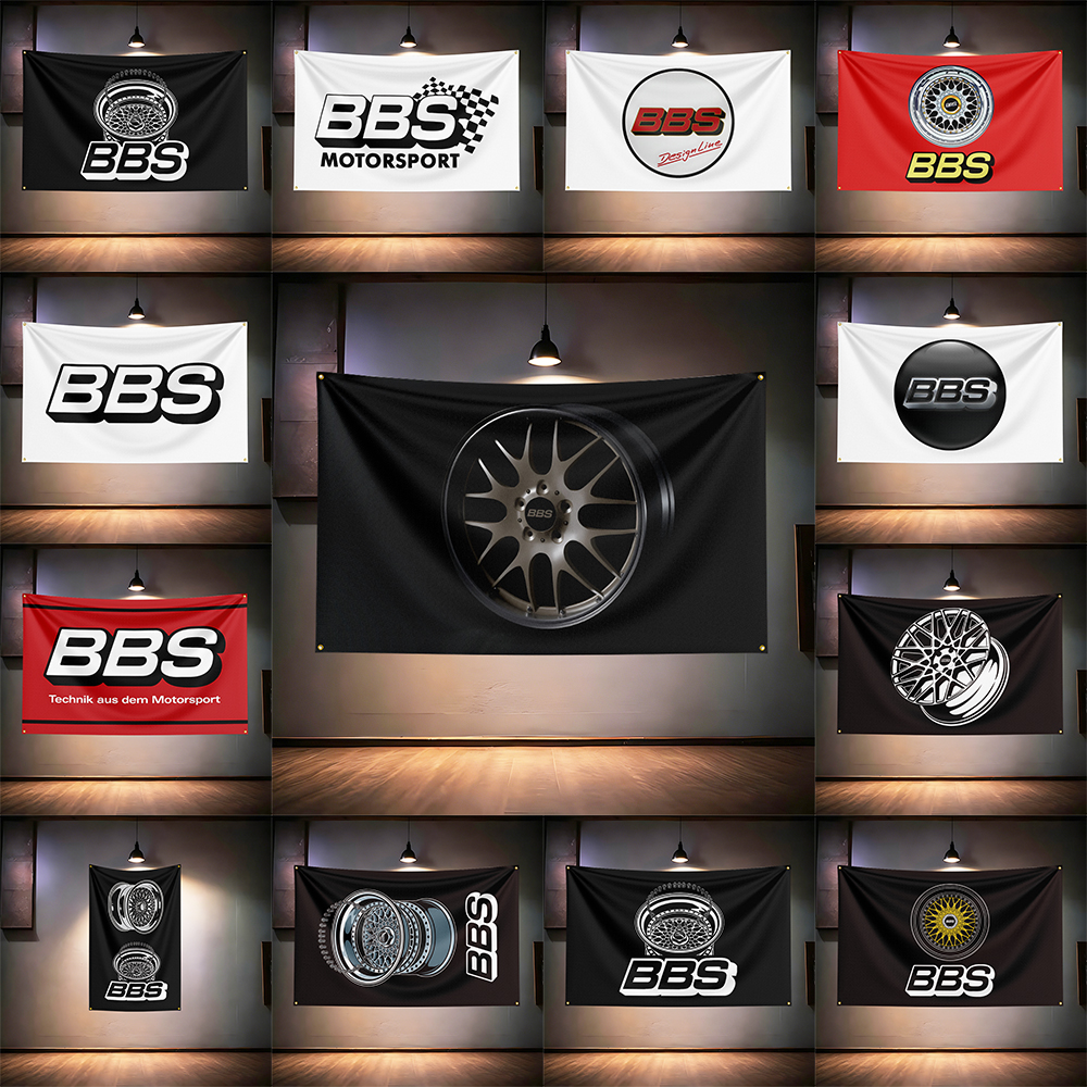 B-B-Ss Wheel Fans Flag 3x5ft 9 - Auto Repair Shop Banners avis et prix