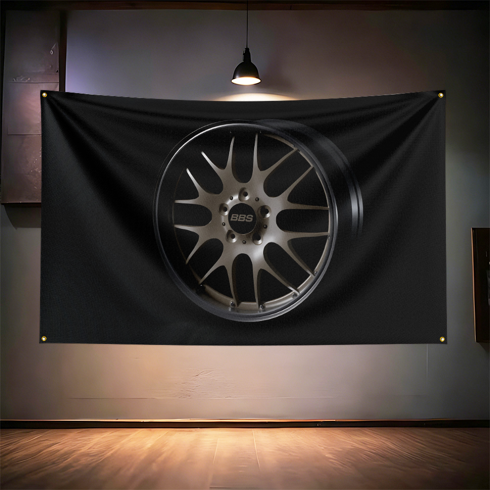 B-B-Ss Wheel Fans Flag 3x5ft 9 - Auto Repair Shop Banners avis et prix