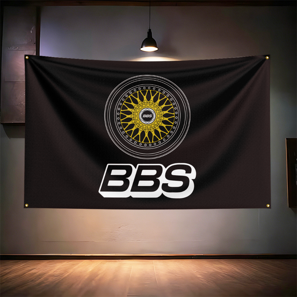 B-B-Ss Wheel Fans Flag 3x5ft 9 - Auto Repair Shop Banners avis et prix